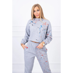 Sieviešu pelēks komplekts Splash Sieviešu pelēks komplekts Splash