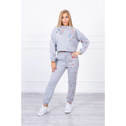 Sieviešu pelēks komplekts Splash Sieviešu pelēks komplekts Splash