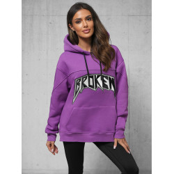 Sieviešu violets džemperis Broken Sieviešu violets džemperis Broken