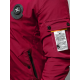 Vīriešu bordo krāsas pavasara jaka Marko JS/84M3037/06 - Vīriešiem Vīriešu bordo krāsas pavasara jaka Marko JS/84M3037/06