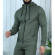 Vīriešu haki džemperis Fill PK3080 - Rīcība Vīriešu haki džemperis Fill PK3080