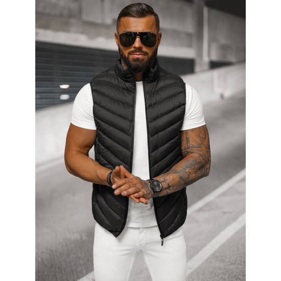 Vīriešu melna veste Lite JS/M752/392Z - Vīriešu melna veste Lite JS/M752/392Z