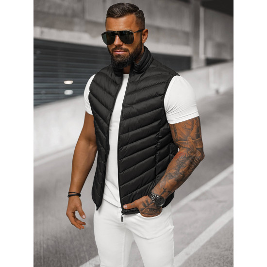 Vīriešu melna veste Lite JS/M752/392Z - Vīriešu melna veste Lite JS/M752/392Z