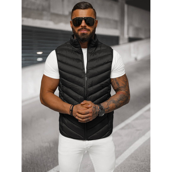Vīriešu melna veste Lite JS/M752/392Z - Vīriešu melna veste Lite JS/M752/392Z