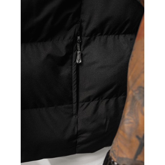 Vīriešu melna veste Stog JS/18M1159/392 - Rīcība Vīriešu melna veste Stog JS/18M1159/392