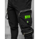 Vīriešu melns jogurts Simos O/PS5519 - Bikses Vīriešu melns jogurts Simos O/PS5519