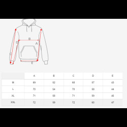 Juodos spalvos vyriškas džemperis su gobtuvu "Vilkas"