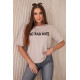 Women's beige T-shirt Days 28437 - For women Women's beige T-shirt Days 28437