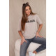 Women's beige T-shirt Days 28437 - For women Women's beige T-shirt Days 28437