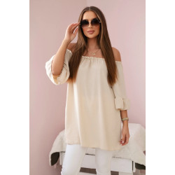 Sieviešu blūze bēšā krāsā Lisa Sieviešu blūze bēšā krāsā Lisa