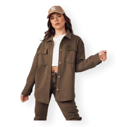 Sieviešu brūna jaka Vilan Sieviešu brūna jaka Vilan