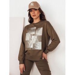 Sieviešu brūns džemperis Femme Sieviešu brūns džemperis Femme