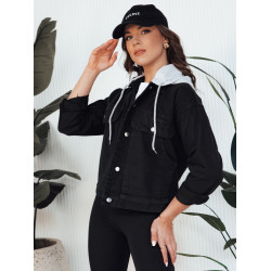 Sieviešu džinsa melna jaka Alfa Sieviešu džinsa melna jaka Alfa