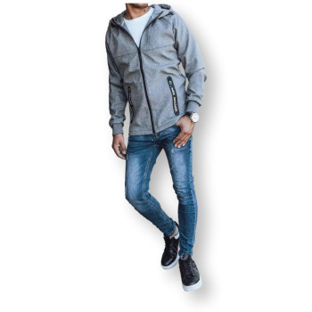 Softshell pelēka jaka vīriešiem Sofi