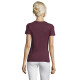 Sieviešu bordo krāsas T-krekls Regent Women 01825 - Vīriešiem Sieviešu bordo krāsas T-krekls Regent Women 01825