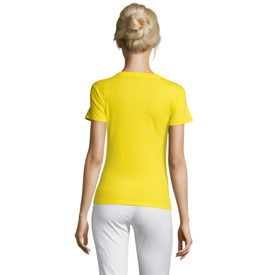 Sieviešu dzeltens T-krekls Regent Women 01825 - Vīriešiem Sieviešu dzeltens T-krekls Regent Women 01825