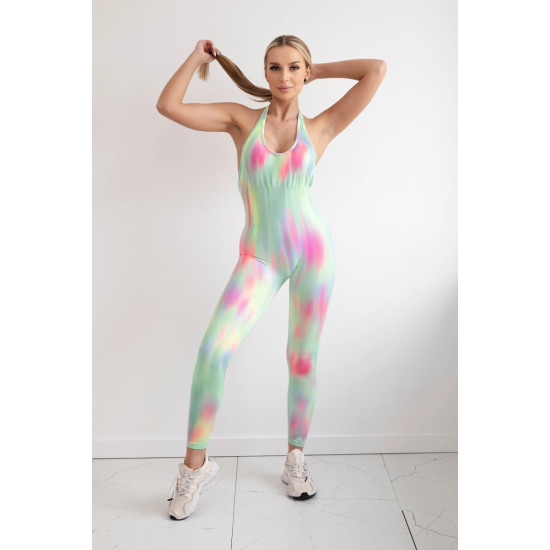 Women's green jumpsuit Slimy 29320 - For women Women's green jumpsuit Slimy 29320