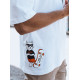 Vīriešu balts T-krekls Wild RX5508 - T-krekls Vīriešu balts T-krekls Wild RX5508