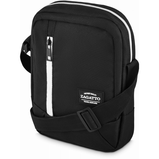 Men's black handbag Boren ZG754 - Accessories Men's black handbag Boren ZG754