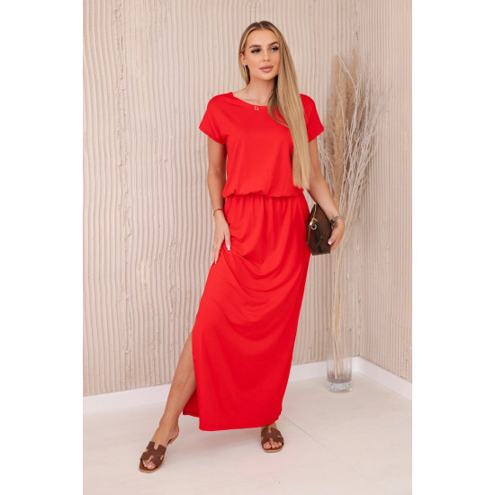 Czerwona sukienka Linda 29600 - Dla kobiet Czerwona sukienka Linda 29600