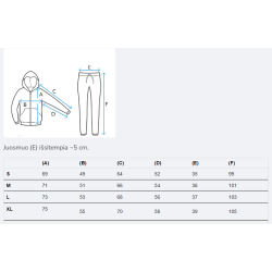 Vīriešu melnais komplekts Vytis