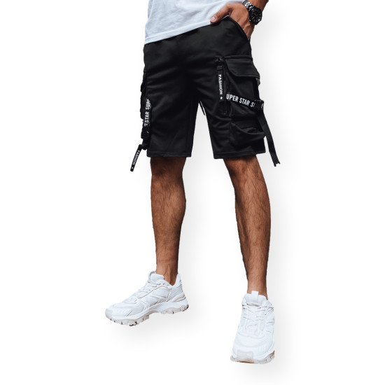 Men's black shorts Bisel SX2404 - Shorts | Bridges Men's black shorts Bisel SX2404