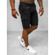 Miesten mustat chinot shortsit Kolin NB/MP0188N - Lyhytelokuvat | Sillat Miesten mustat chinot shortsit Kolin NB/MP0188N