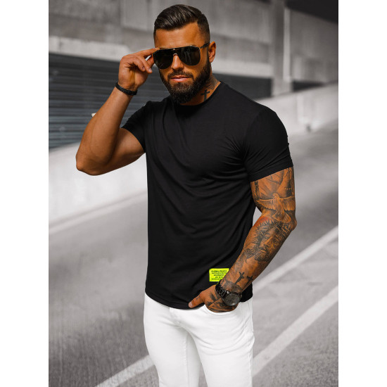 Vīriešu melns t-krekls Stylo NB/MT3046Z - T-krekls Vīriešu melns t-krekls Stylo NB/MT3046Z
