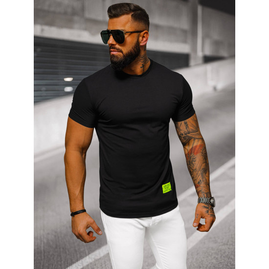 Vīriešu melns t-krekls Stylo NB/MT3046Z - T-krekls Vīriešu melns t-krekls Stylo NB/MT3046Z