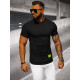 Vīriešu melns t-krekls Stylo NB/MT3046Z - T-krekls Vīriešu melns t-krekls Stylo NB/MT3046Z