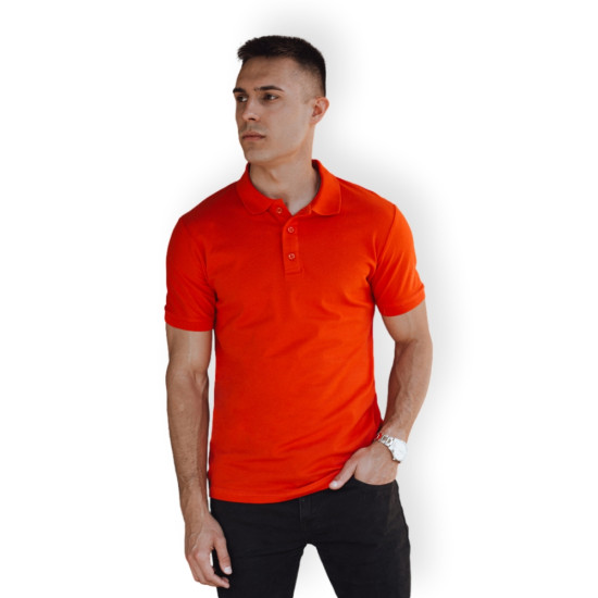 Vīriešu oranžs polo krekliņš Metrol PX0609 - T-krekls Vīriešu oranžs polo krekliņš Metrol PX0609