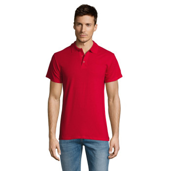 Vīriešu sarkans polo krekls Summer