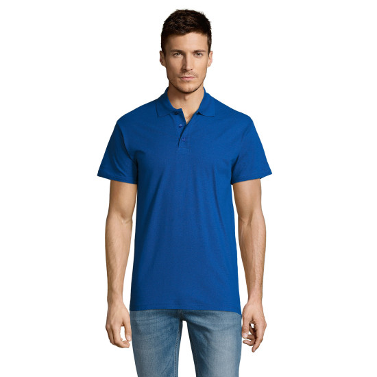 Vīriešu spilgti zils polo krekliņš Summer PK11342 - T-krekls Vīriešu spilgti zils polo krekliņš Summer PK11342