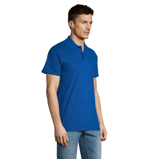 Vīriešu spilgti zils polo krekliņš Summer PK11342 - T-krekls Vīriešu spilgti zils polo krekliņš Summer PK11342