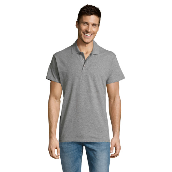 Vīriešu tumši pelēks polo krekliņš Summer PK11342 - T-krekls Vīriešu tumši pelēks polo krekliņš Summer PK11342
