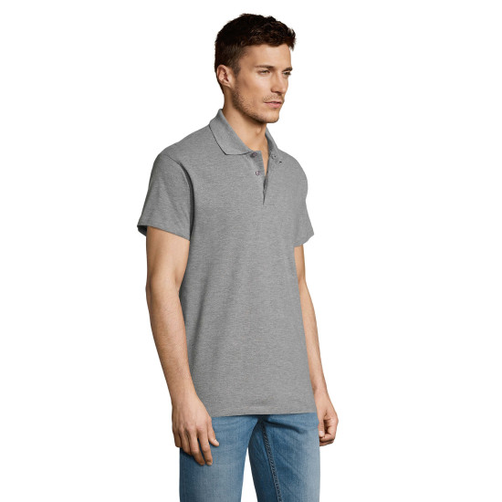 Vīriešu tumši pelēks polo krekliņš Summer PK11342 - T-krekls Vīriešu tumši pelēks polo krekliņš Summer PK11342