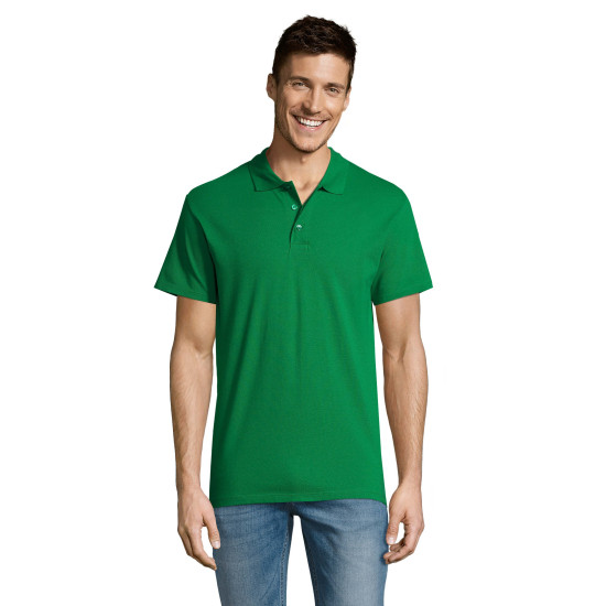 Vīriešu zaļš polo krekliņš Summer PK11342 - T-krekls Vīriešu zaļš polo krekliņš Summer PK11342