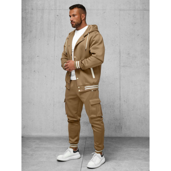 Brūns vīriešu džemperis Stils JS/27C6506/91 - Vīriešu džemperi| Džemperi tiešsaistē Brūns vīriešu džemperis Stils JS/27C6506/91 Premium
