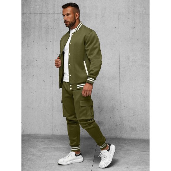 Haki krāsas vīriešu komplekts Styven JS/27C6505/29 - Rīcība Haki krāsas vīriešu komplekts Styven JS/27C6505/29 Premium