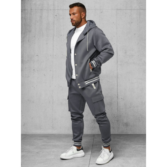 Pelēks vīriešu komplekts Ivan JS/27C6506/5 - Vīriešiem Pelēks vīriešu komplekts Ivan JS/27C6506/5 Premium