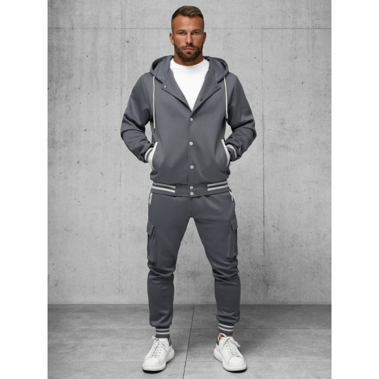 Pelēks vīriešu komplekts Ivan JS/27C6506/5 - Vīriešiem Pelēks vīriešu komplekts Ivan JS/27C6506/5 Premium