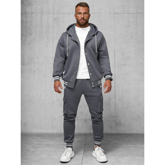 Pelēks vīriešu komplekts Ivan JS/27C6506/5 - Vīriešiem Pelēks vīriešu komplekts Ivan JS/27C6506/5 Premium