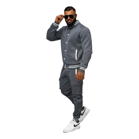 Pelēks vīriešu komplekts Styven JS/27C6505/5 - Vīriešiem Pelēks vīriešu komplekts Styven JS/27C6505/5 Premium