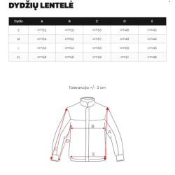 Sieviešu stepēta jaka zelta krāsā Pola