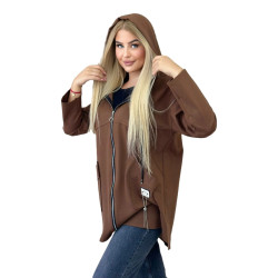 Sieviešu tumši brūns džemperis Milan Sieviešu tumši brūns džemperis Milan