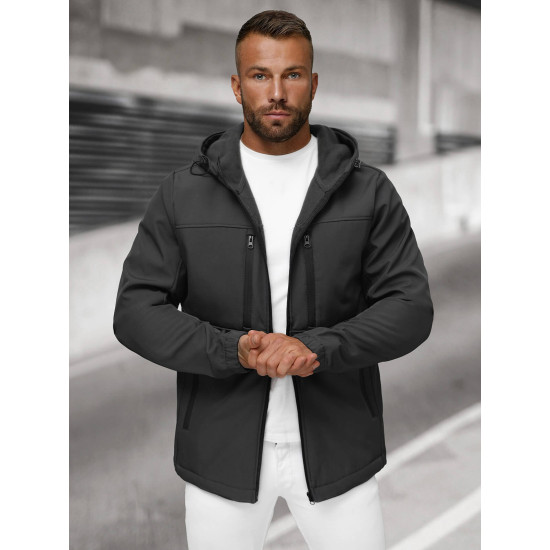 Vīriešu jaka melna Nikal JS/27B6525/5 - Vīriešu jakas un mēteļi Vīriešu jaka melna Nikal JS/27B6525/5