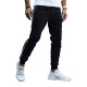 Męskie czarne spodnie casual Adam UX4424 - Spodnie Męskie czarne spodnie casual Adam UX4424