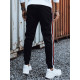 Męskie czarne spodnie casual Adam UX4424 - Spodnie Męskie czarne spodnie casual Adam UX4424