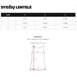 Vīriešu balts T-krekls Noteikumi