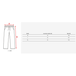 Vīriešu melnas ikdienas bikses Adam